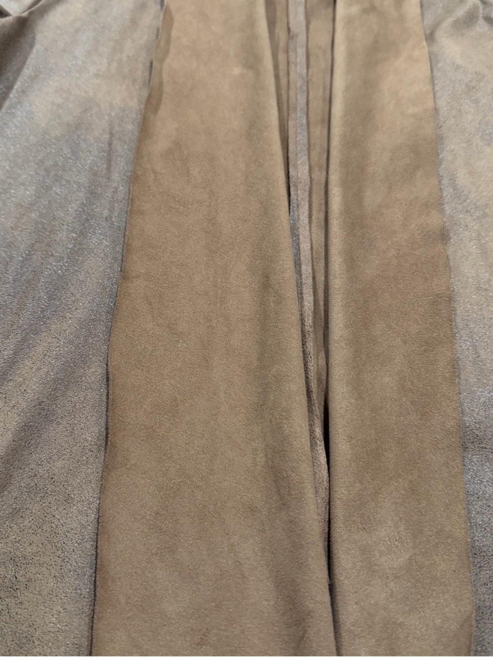 C. Luce Brown Faux Suede Open Front Jacket Size S - Picture 4 of 10